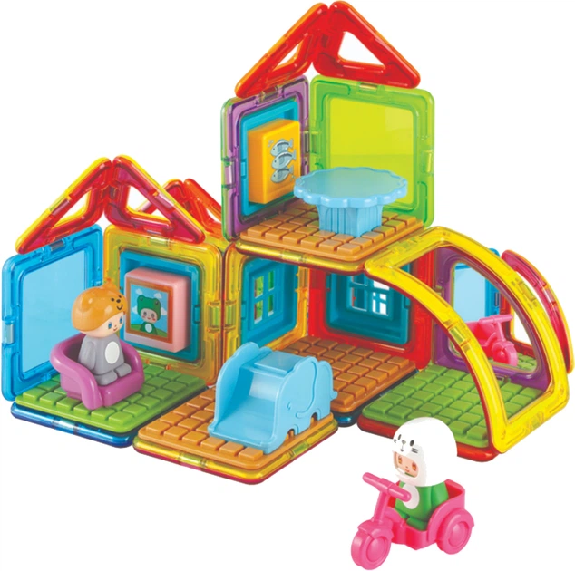 Klocki magnetyczne Magformers Dom żabki 20 elementów (730658050194) - obraz 9