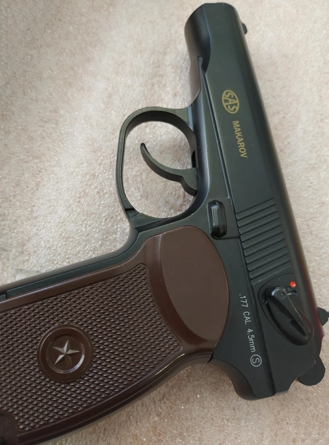 Пневматичний пістолет SAS Makarov (23701430) (FG349697) — Уцінка - зображення 2