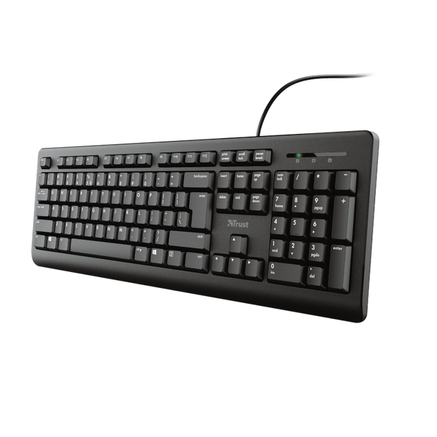Klawiatura przewodowa Trust Primo Keyboard USB (TR24147) - obraz 2