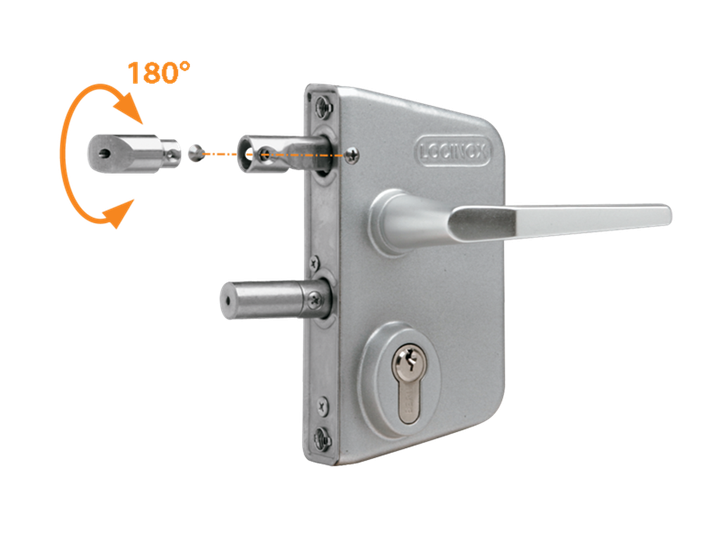 Промисловий замок накладний Locinox RAL 7016 LAKQU2-7016 - зображення 4