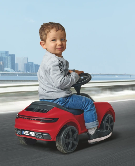 Jeździk BIG Porsche 911 Red (4004943563536) - obraz 7