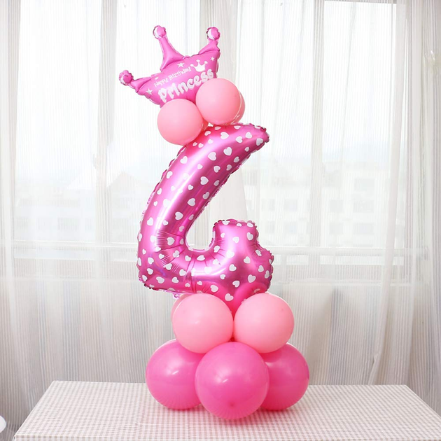 Шары цифры на День рождения | Служба доставки воздушных шаров