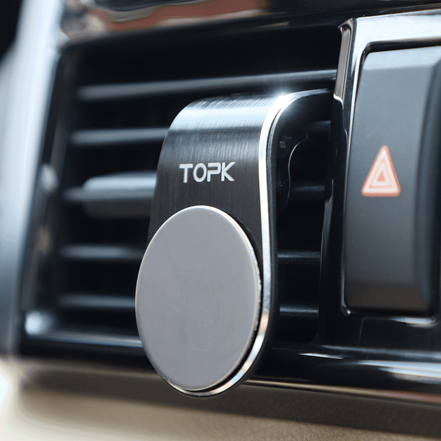 Автодержатель телефона TOPK D11 магнитный Black - изображение 2