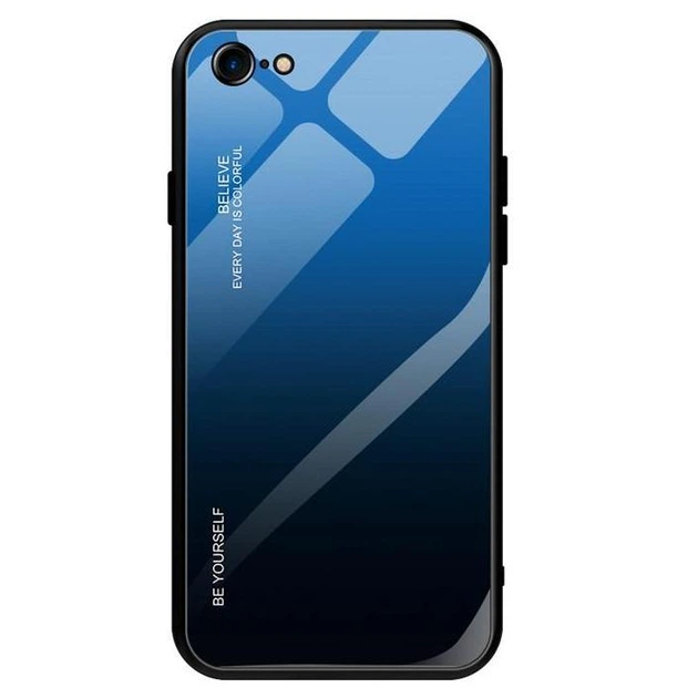 Чехол Gradient для Iphone SE 2022 бампер накладка Blue-Black - Фото 1 Чехол Gradient для Iphone SE 2022 бампер накладка Blue-Black - изображение 1