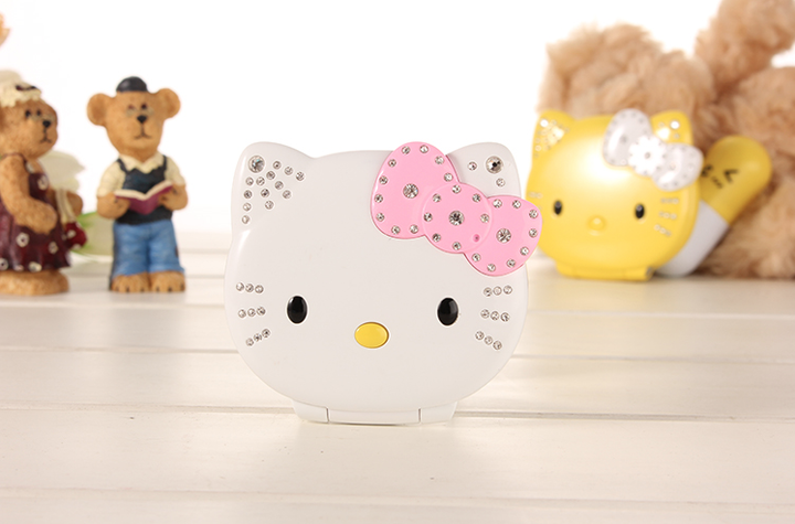 Детский мини мобильный телефон Hello Kitty T99 Mini Белый (MM1045) - изображение 5