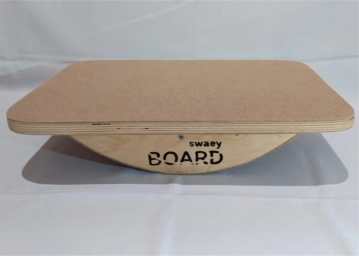 Балансир SwaeyBoard 50х35х10 см бежевый балансборд - Фото 2 Балансир SwaeyBoard 50х35х10 см бежевый балансборд - изображение 2