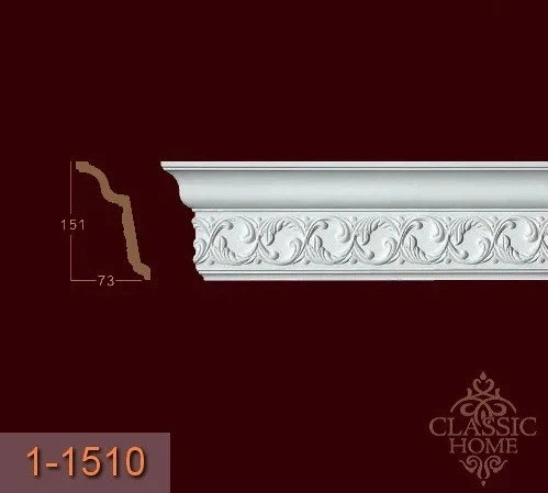 Карниз 1-1510 Classic Home (151x73)мм - Фото 1 Карниз 1-1510 Classic Home (151x73)мм - зображення 1