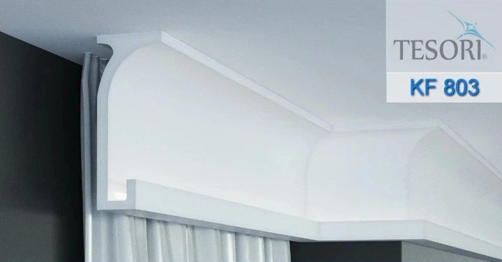 Карниз Tesori KF803 (150x60)мм - Фото 1 Карниз Tesori KF803 (150x60)мм - изображение 1