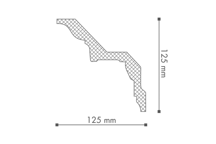 Карниз NMC Arstyl Z24 (125x125)мм - Фото 2 Карниз NMC Arstyl Z24 (125x125)мм - изображение 2