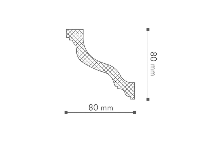 Карниз NMC Wallstyl WT10 (80x80)мм - изображение 2