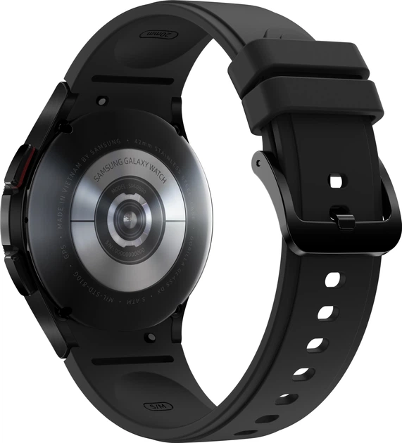 Смарт-годинник Samsung Galaxy Watch 4 Classic 42 mm Black (SM-R880NZKAEUE) - зображення 4