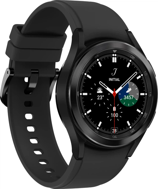 Смарт-годинник Samsung Galaxy Watch 4 Classic 42 mm Black (SM-R880NZKAEUE) - зображення 3
