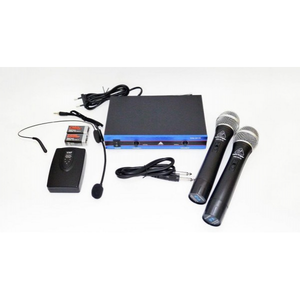 Радиосистема Behringer WM-501R база 2 радиомикрофона комплект для караоке - изображение 6