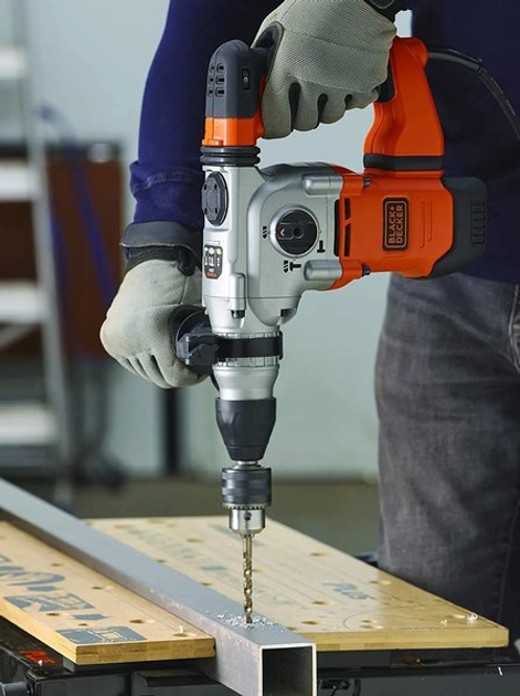 Перфоратор сетевой Black+Decker SDS-Plus (BEHS03K) - изображение 11