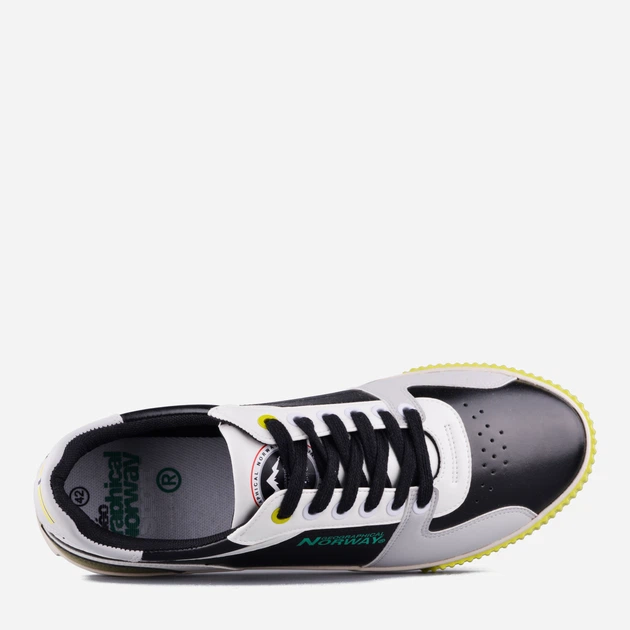 Sneakersy męskie do kostki Geographical Norway GNM21103-01 42 Czarne (8445377017077) - obraz 4