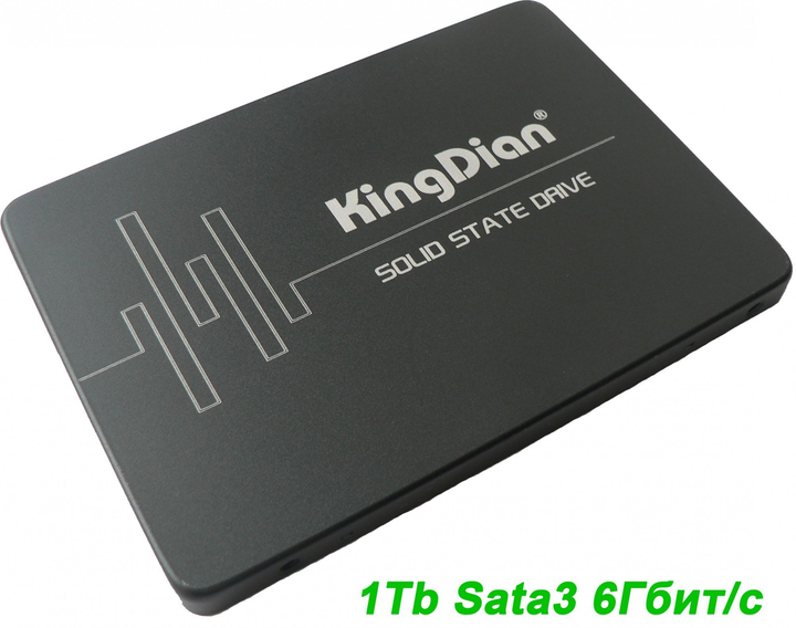 SSD DISK 1Tb (1000Gb) 2,5" SATAIII 6Гбит/с KingDian S280-1tb твердотельный накопитель - изображение 1