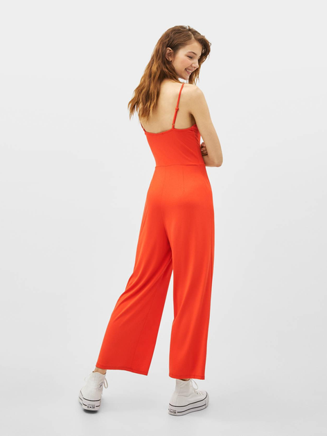 bershka jumpsuit orange