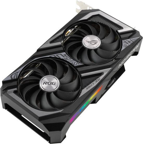 Karta graficzna Asus PCI-Ex Radeon RX 6600 XT ROG Strix OC Edition 8GB GDDR6 (128bit) (2607/16000) (1 x HDMI, 3 x DisplayPort) (ROG-STRIX-RX6600XT-O8G-GAMING) - obraz 3