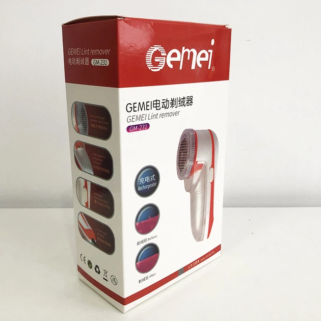 Машинка от катышков GEMEI GM-231, машинка для удаления катышков хорошая, машинка для стрижки катишок - изображение 3