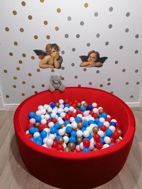 Сухой бассейн с шариками детский 300шт