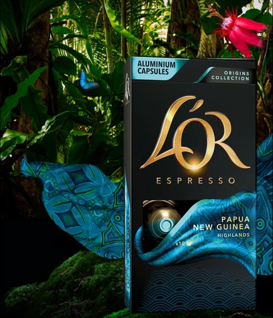 Кофе в капсулах L'OR Espresso Papua New Guinea 10 шт совместимы с Nespresso 100% Арабика (8711000360620) - изображение 3