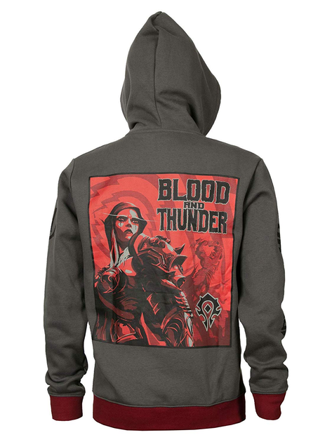 Толстовка JINX World of Warcraft Hoodie - Horde Warfront, L - изображение 2