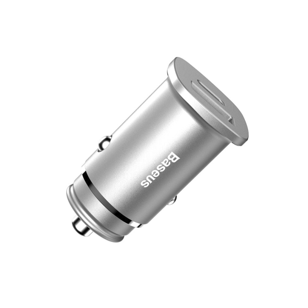 АЗУ QC 4.0 Baseus Square Metal (30W / PD3.0) / 1USB+1Type-C Silver - Фото 2 АЗУ QC 4.0 Baseus Square Metal (30W / PD3.0) / 1USB+1Type-C Silver - изображение 2