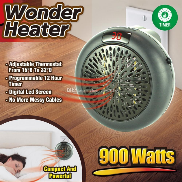 Обогреватель Wonder Heater KLW-019A1 (900Вт, от 15 до 32 град. прог.12ч.,) - изображение 3