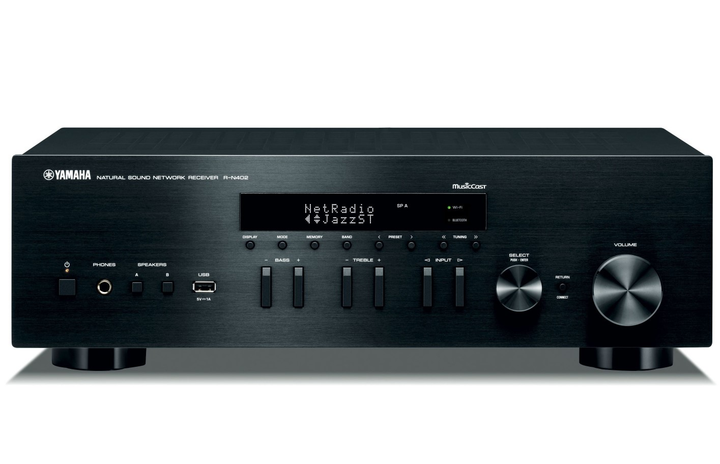 Мережевий HiFi стереоресівер Yamaha R-N402 Black - зображення 1