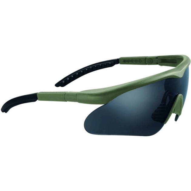 Тактические очки Swiss Eye Raptor баллист., 3 комплекта сменных линз. зеленый (10163) - изображение 1