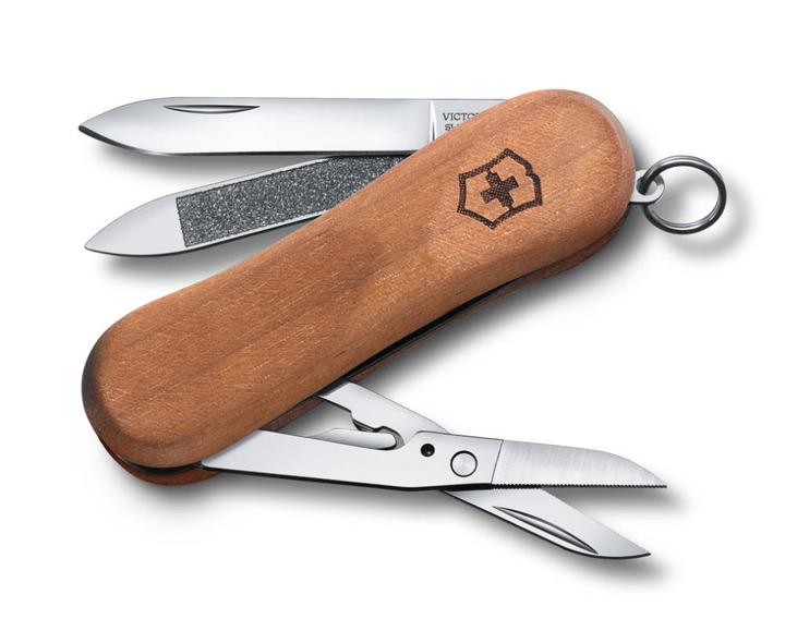 Складной нож Victorinox EVOWOOD 81 65мм/1сл/5функ/орех /ножн Vx06421.63 - зображення 1