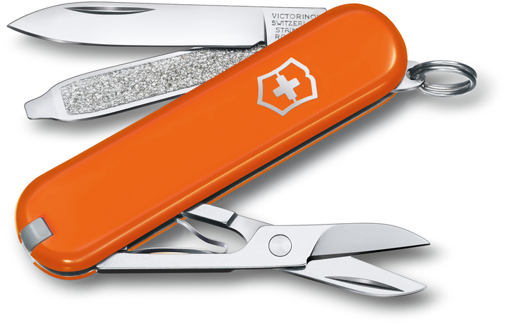 Складной нож Victorinox CLASSIC SD Colors Mango Tango 58мм/1сл/7функ/оранж /ножн Vx06223.83G - изображение 1