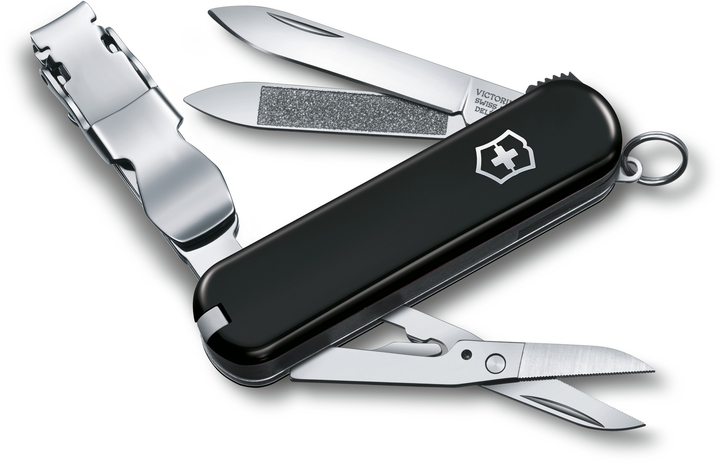 Складной нож Victorinox NAILCLIP 580 65мм/8функ/черн /кус/ножн Vx06463.3 - зображення 1