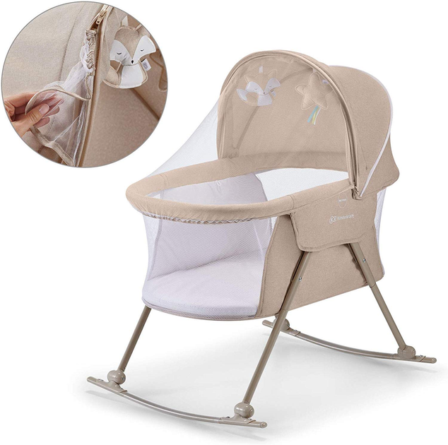 Люлька-гойдалка Kinderkraft Lovi Beige 3-в-1 (KKLLOVIBEG0000) (158789) - зображення 2