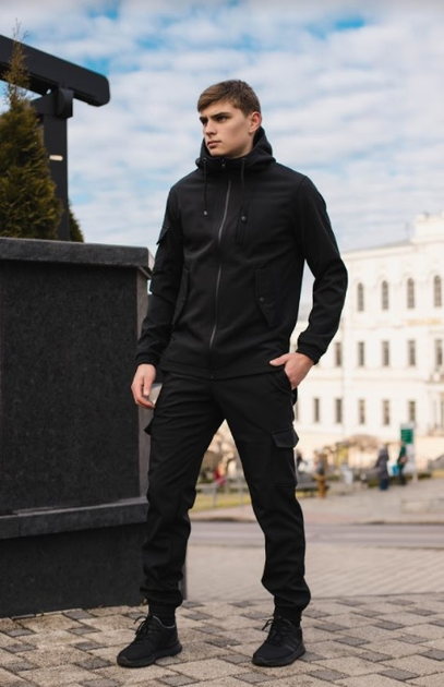Мужской костюм утепленный куртка и штаны Intruder Softshell 0017 S (44 ...