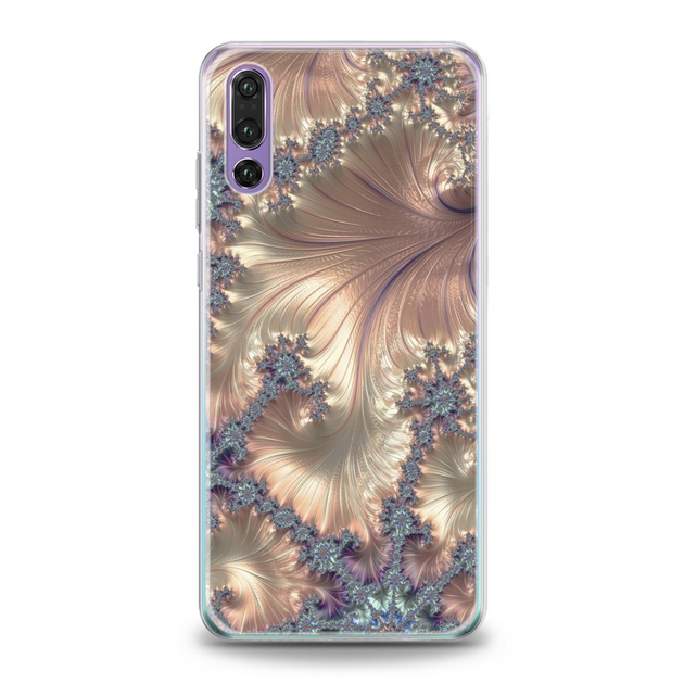 Чехол силиконовый для Huawei (Золотой узор) Mate 10 Lite хуавей мейт ...