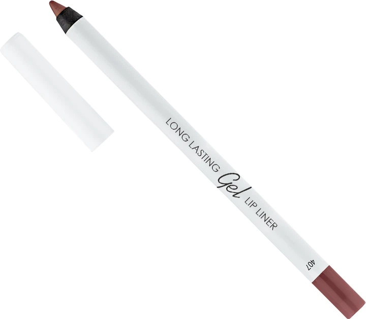 Стойкий гелевый карандаш для губ Lamel Long lasting Gel Lip Liner 407 пепельнорозовый 1.7 г