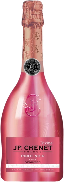 Вино ігристе J.P. Chenet Sparkling Divine Pinot Noir рожеве
