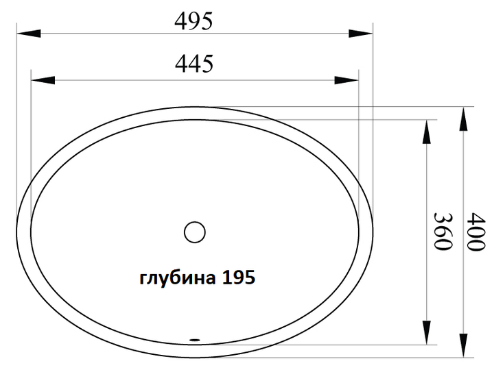 Раковина NEWARC Hilton 2023W NEW - зображення 4