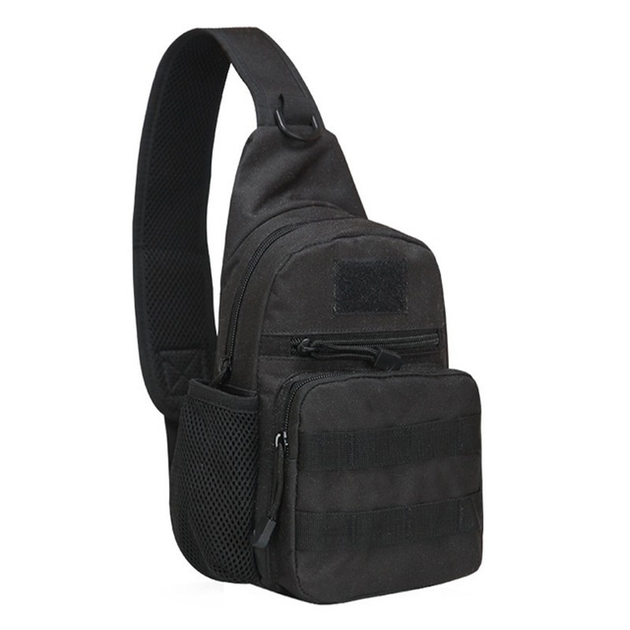 Рюкзак тактичний на одне плече AOKALI Outdoor A14 2L Black (SKU_5368-16908) - зображення 1