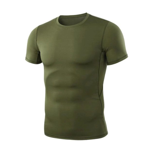 Мужская тактическая футболка с коротким рукавом Lesko A159 Green размер XXL (SKU_4851-15826) - изображение 1