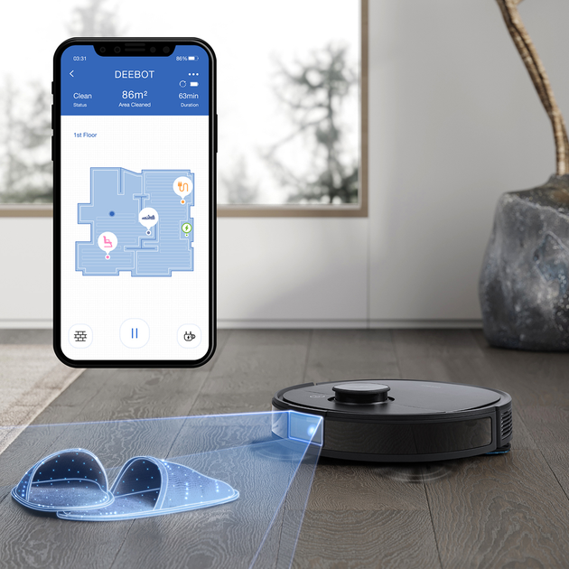 Робот-пилосос ECOVACS DEEBOT OZMO T8 AIVI (DBX11-11) [48407