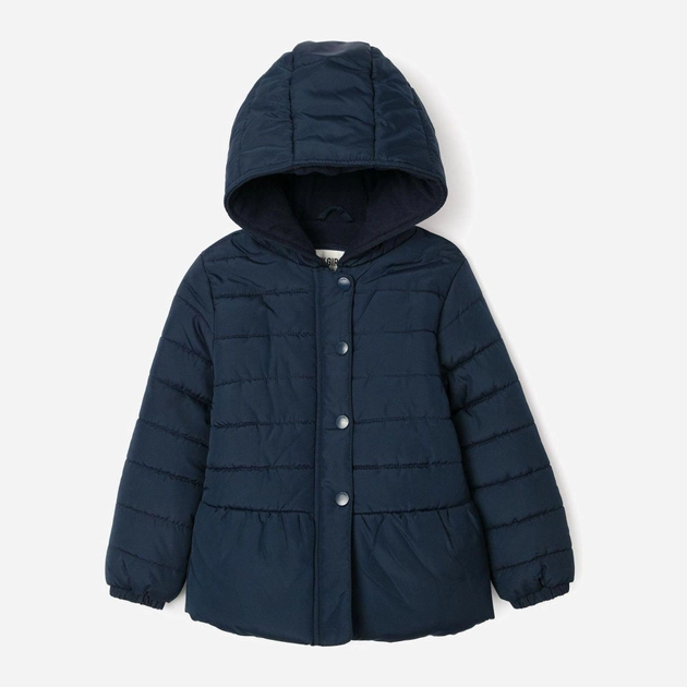 Акція на Дитяча демісезонна куртка для дівчинки Zippy Hooded Pi 3102973902 110 см Darkblue10 від Rozetka