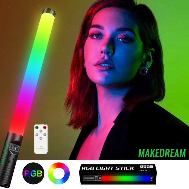 Профессиональная LED лампа жезл для блогеров RGB Light Stick (Селфи ...