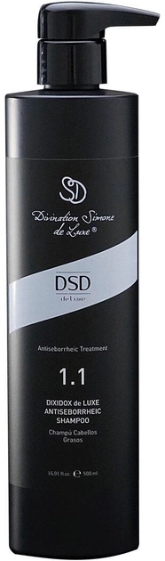 Акція на Антисеборейний шампунь DSD de Luxe 1.1 Dixidox Antiseborrheic Shampoo для лікування себореї 500 мл від Rozetka