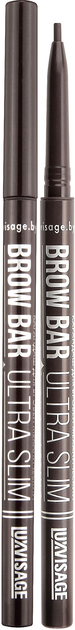 Карандаш для бровей механический Luxvisage Brow Bar Ultra Slim Smoky ...