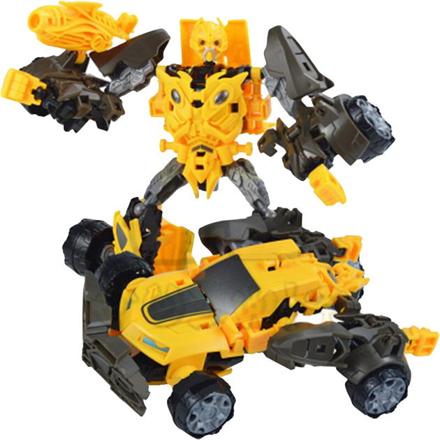 Конструктор робот трансформер "Deformation Warrior: Yellow Leopard" 28 см Желтый - изображение 2