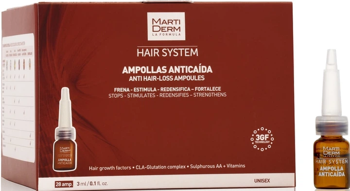 Ampułki przeciw wypadaniu włosów Martiderm 28 szt x 3 ml (8437015942087) - obraz 2