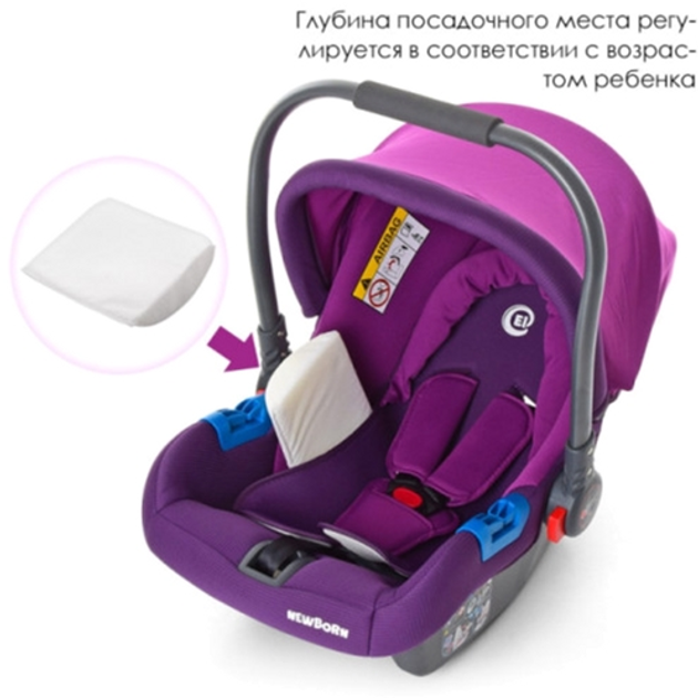 Автокресло El Camino ME 1009-2 0-13 кг Newborn Purple (ME 1009-2 ...