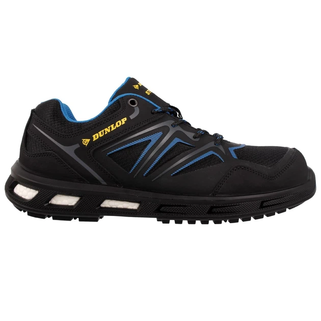 Ботинки рабочие Dunlop Ohio Mens Steel Toe Cap Safety Shoes 42 (265 мм) Black/Blue (4911340) - Фото 1 Ботинки рабочие Dunlop Ohio Mens Steel Toe Cap Safety Shoes 42 (265 мм) Black/Blue (4911340) - изображение 1